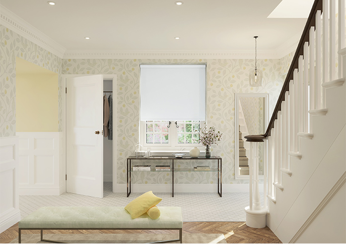 Trinity (FR Blackout), Silk White - Twist&Fit Roller Blind - Image 8